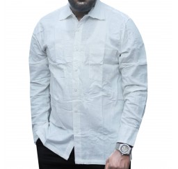 Men Plain Long Sleeved Shirts